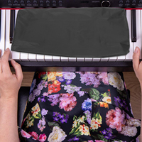 1pc Stretchable Electronic For 61-Key Keyboard Dirt-Proof Protector With Drawstring Durable Digital Keyboard Accessory