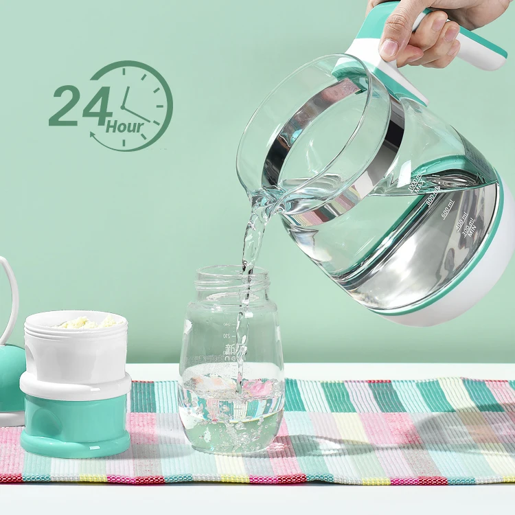 Baby Formule Ketel Precieze Temperatuur Formule Mengen Waterkoker 24 Uur Babymelk Warmer Bpa-vrij Droogkookbeveiliging bescherming