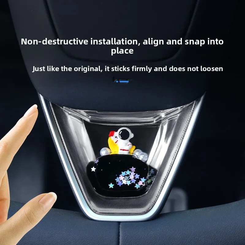 

Suitable for Tesla Model 3 Highland Model Y Juniper Steering Wheel Dynamic Decorative Sticker Sequin Interior Ornament