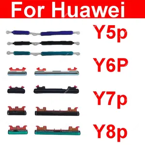 Bilashmart On OFF Power Volume Side Button Huawei Y5p Y6P Y7p Y8p Y8s Power Volume Key Flex Cable Ribbon Replacement Repair Parts