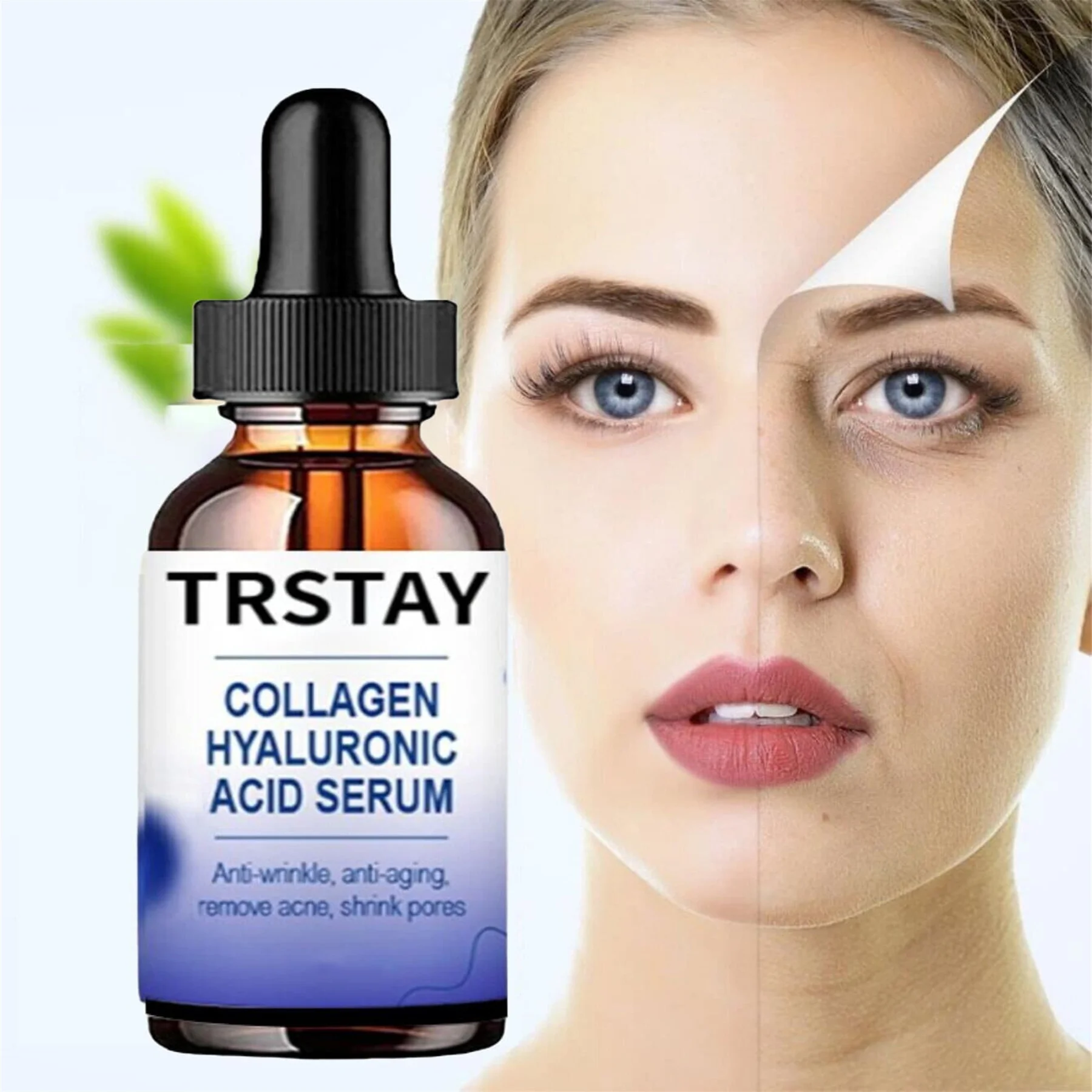 

Face Skin Care Collagen Hyaluronic Acid Serum Retinol Vitamin Anti-Aging Wrinkle Moisturizing Whitening Shrink Pores