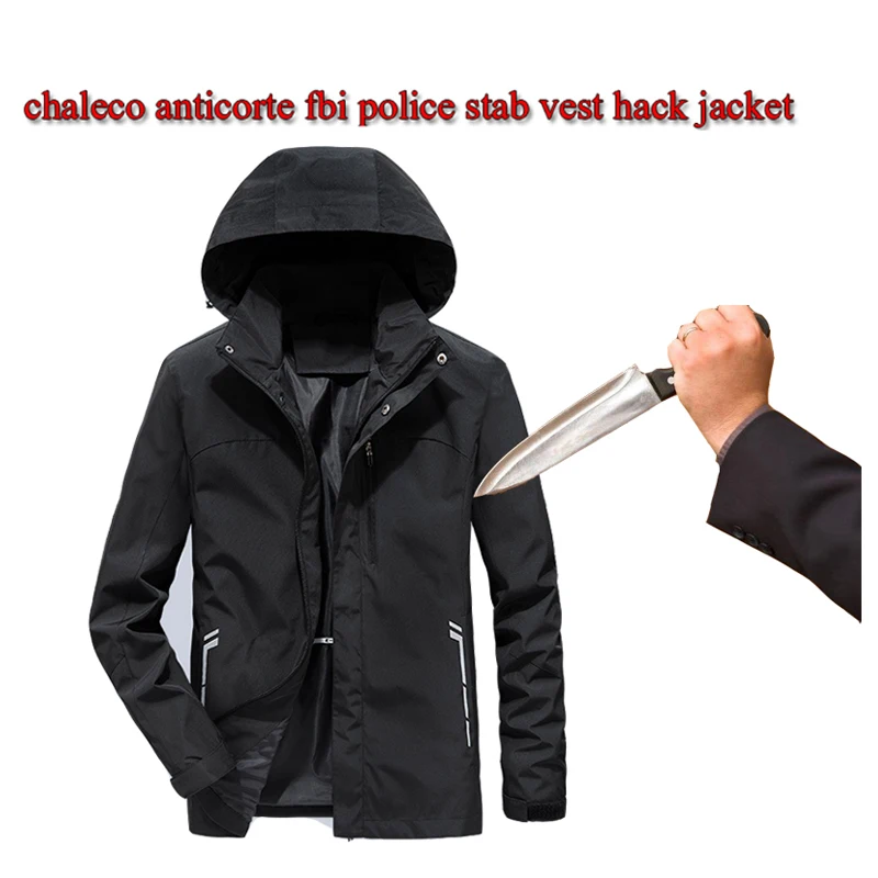 2025 New Anti-Slash Stab Suit Military Tactical Police Fbi Swat Safety Self-Defense Men Invisible Soft Jacket Chaleco Anticorte