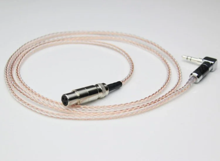 Audiocrast 8 núcleos 7N OCC plateado/cobre plata auricular Cable mejorado para auriculares K240 K242 K271 K272 K702 Q701