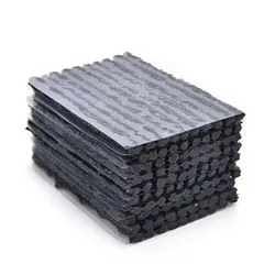 50Pcs 10cm Car Tubeless Tire Repair Rubber Strips for Auto Motorcycle Vacuum Tyre Puncture Emergency Plugs Seal Tape Repair Tool