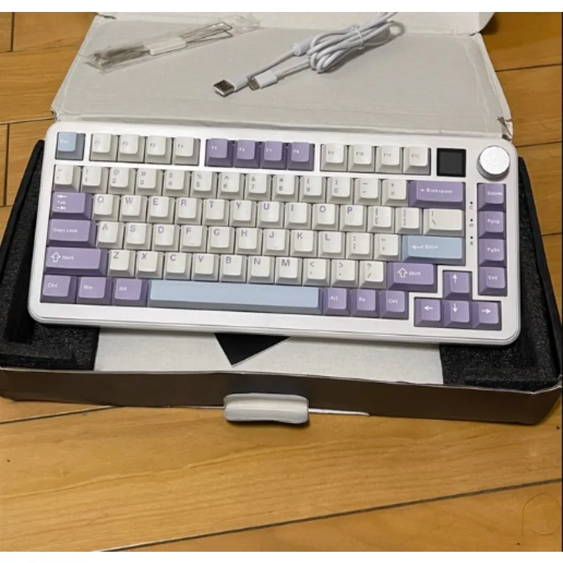 

AJAZZ Heijue Ak820max Magnetic Axis The Third Mock Examination Customized Wireless Mechanical Keyboard E-sports Bluetooth