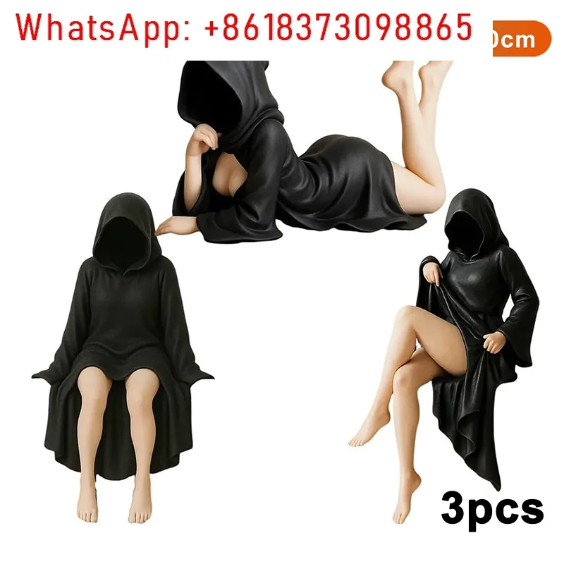 Geheimnisvolle Skulptur für Garten- oder Bücherregaldekoration