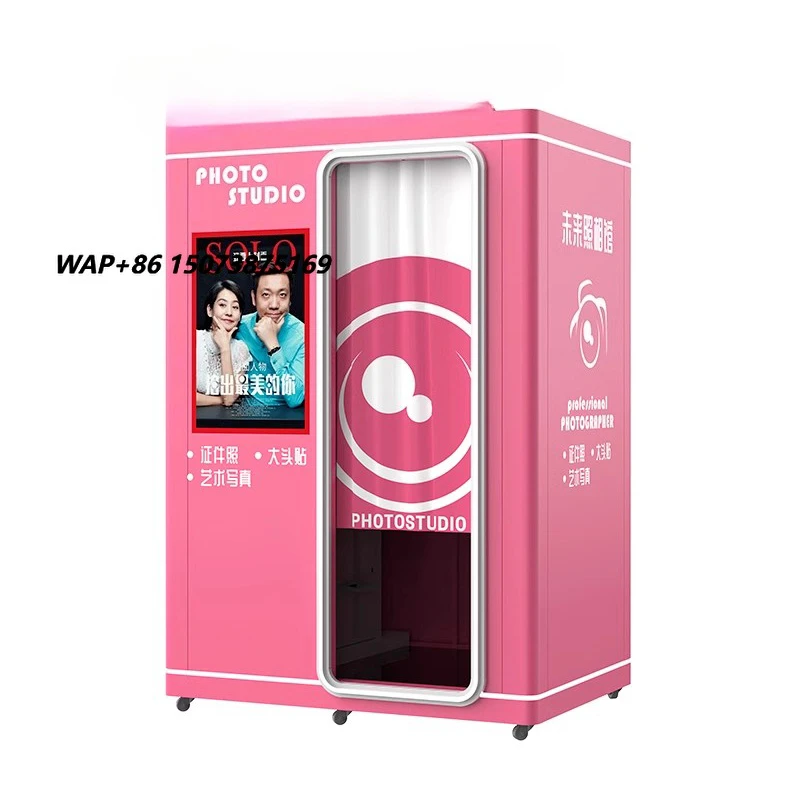Factory Direct Big Head Sticker ID Photo Printing All-In-One Beauty Shooter Unmanned Self-Service Photo House Shooting Machine