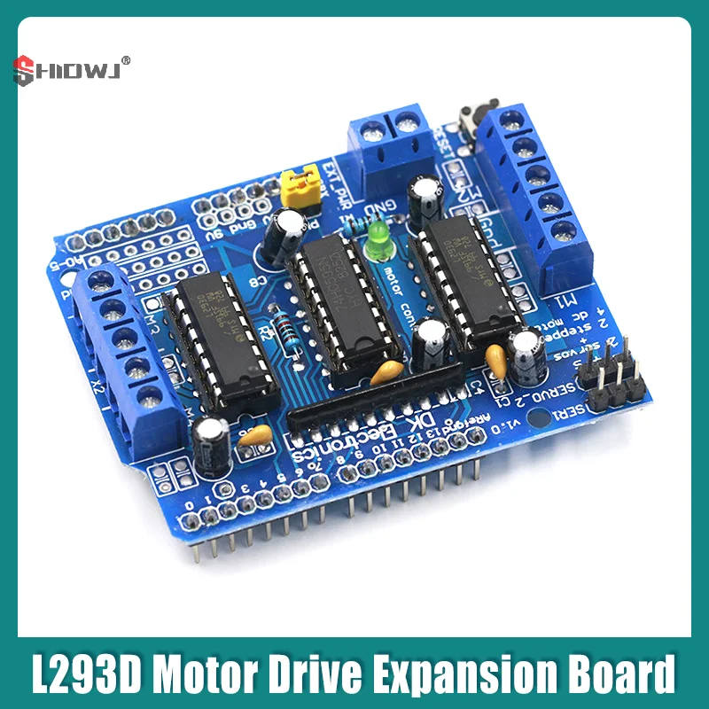 

High Quality L293D Motor Control Shield Motor Drive Expansion Board Motor Shield DIY Accessories