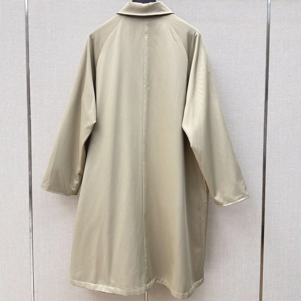 Spring Reversible Long Trench Coat for Women