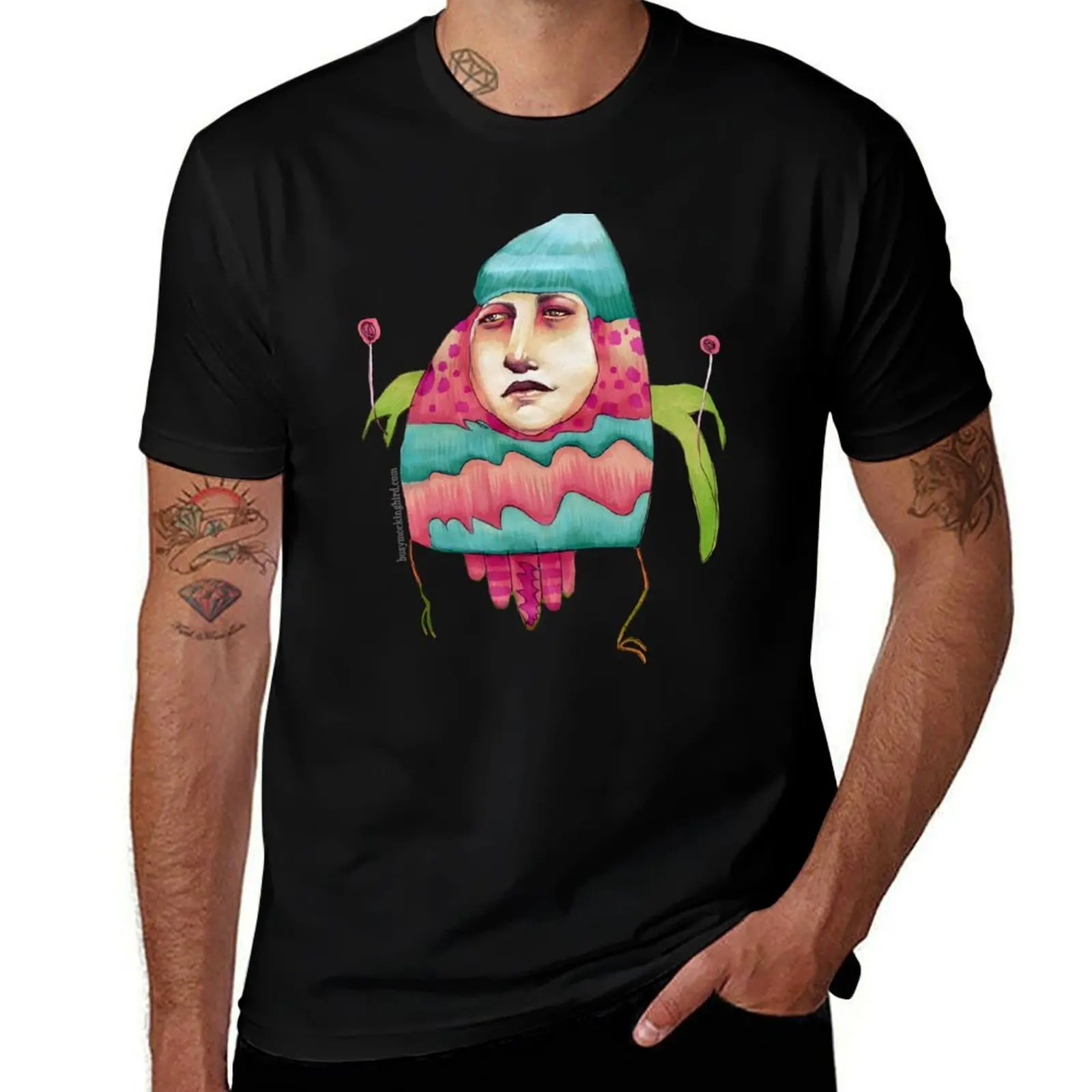 Lolly T-Shirt Basic Breathable Solid Color T-Shirt