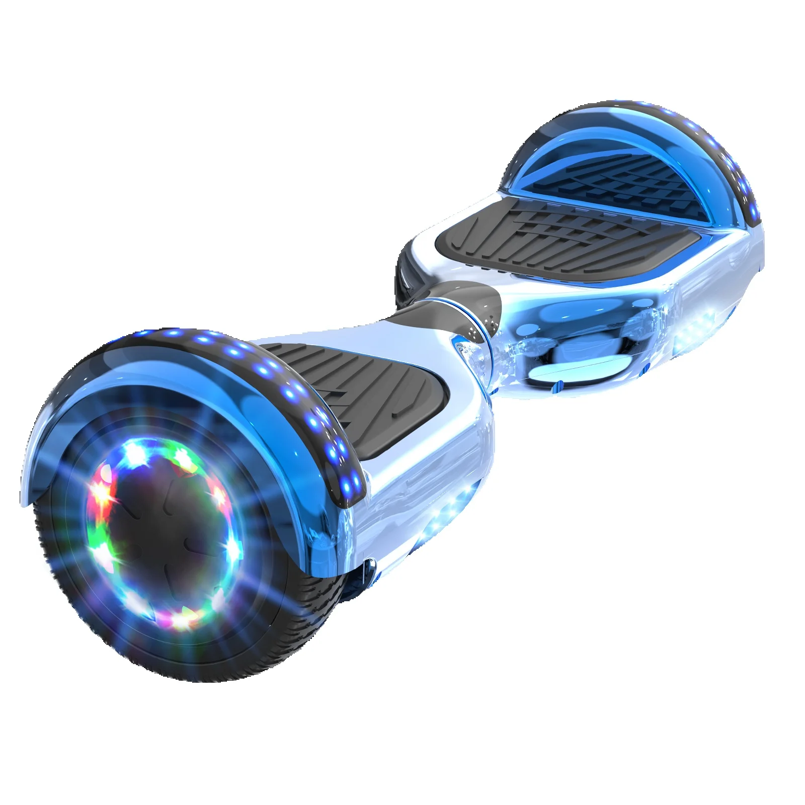 RCB KIDS Hoverboard Zweirad-Selbstbalancierender Scooter 6,5 Zoll mit Bluetooth-Lautsprecher, LED-Lichtern, Aufsitzspielzeug, Geschenk für Kinder & Erwachsene