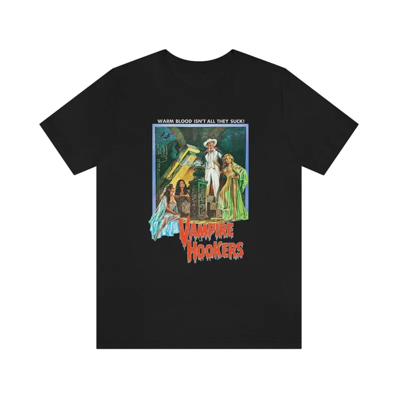 Vampire Hookers T-Shirt Black Movie Tee