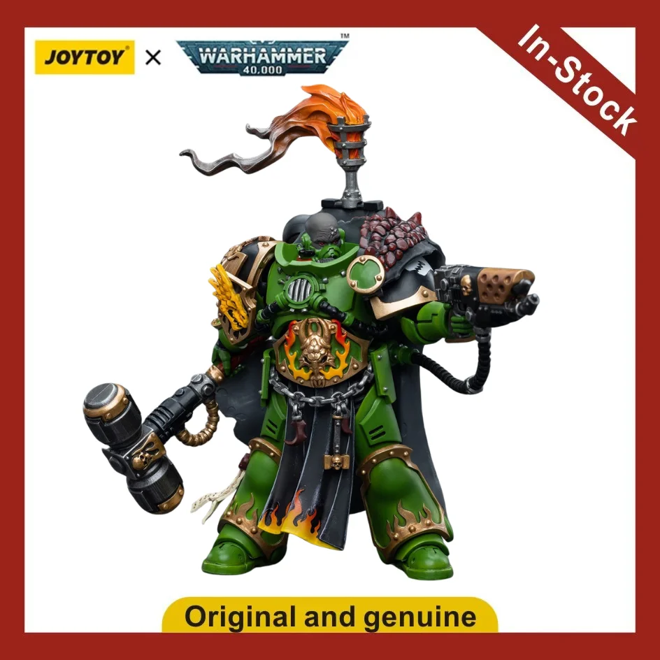 

【UA】JOYTOY Warhammer 40K Масштабные фигурки 1/18: Капитан Адракс Агатон из Саламандров, модели, игрушки, подарки