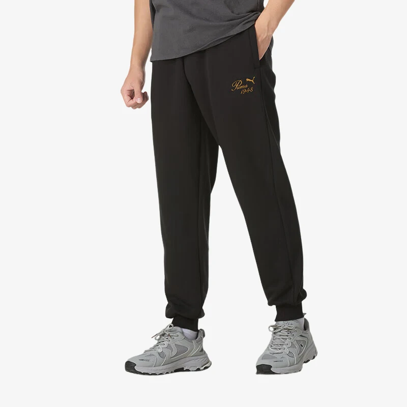 

Puma genuine 2024 New Men's and Women's Sports Training Casual Knitted and Velvet Legged Pants 630973-01