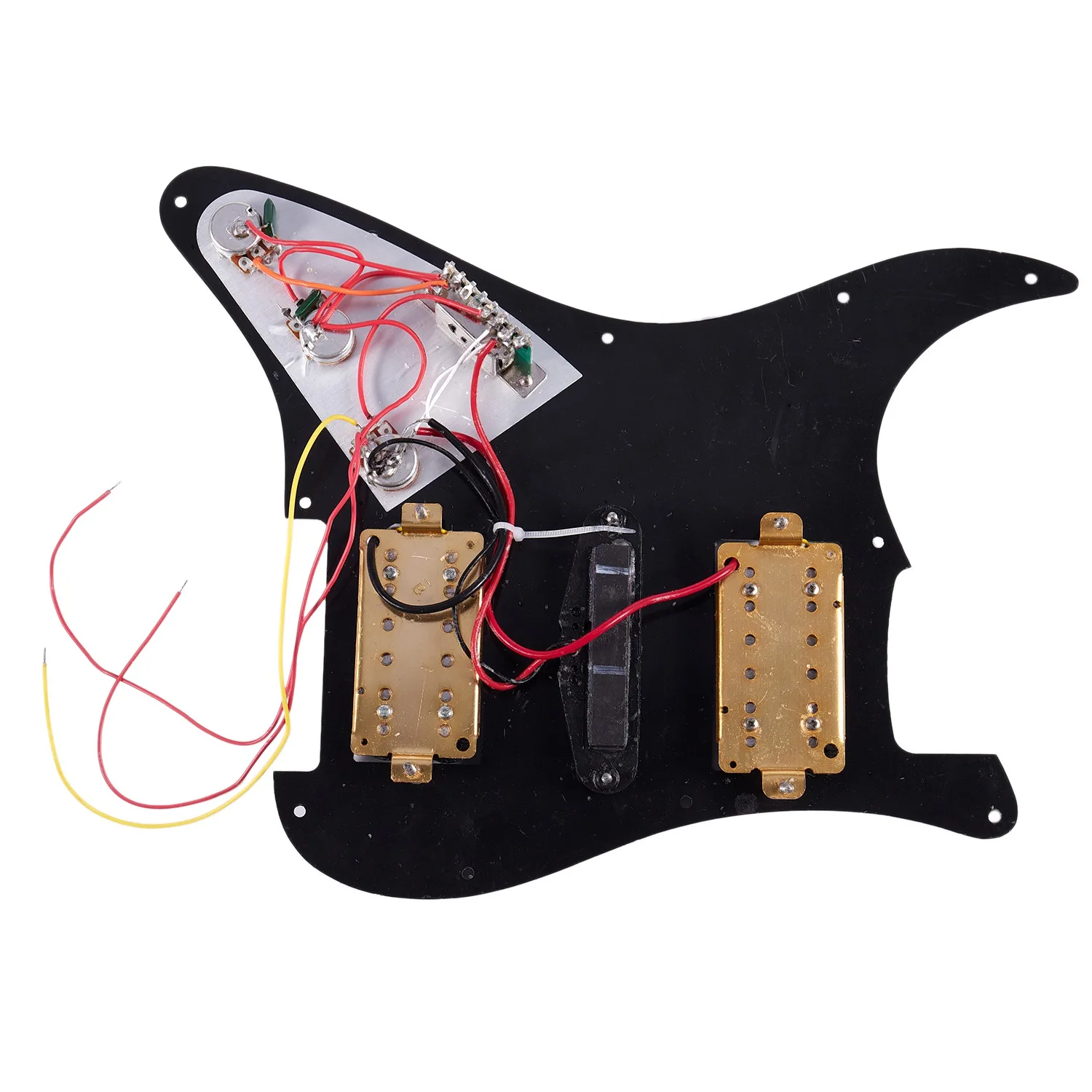 Carefree- Loaded Prewired Electric Guitar Pickguard 11 Hole Hsh Pickups Pre Wired Single-Coil Humbucker Magnet Pickups
