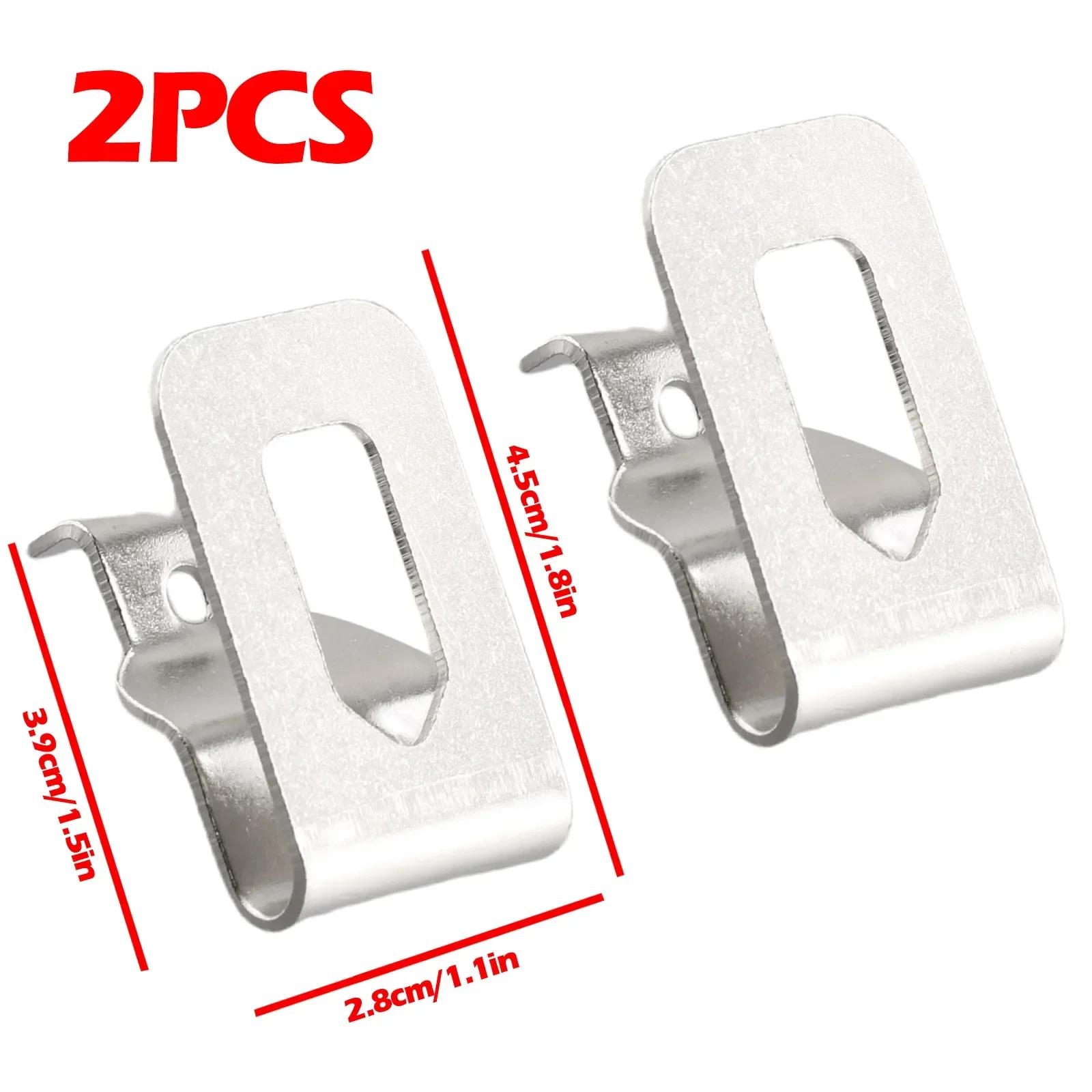 2 Pcs Belt Clip Hooks For 18V 20V Drill Driver N268241 N169778 DCD980 Metal Electric Cordless Portable Tool Belt Accessories