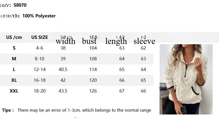 2025 Fashion Women's New Autumn and Winter Turn-down Collar Short Lamb Wool Sweatshirt