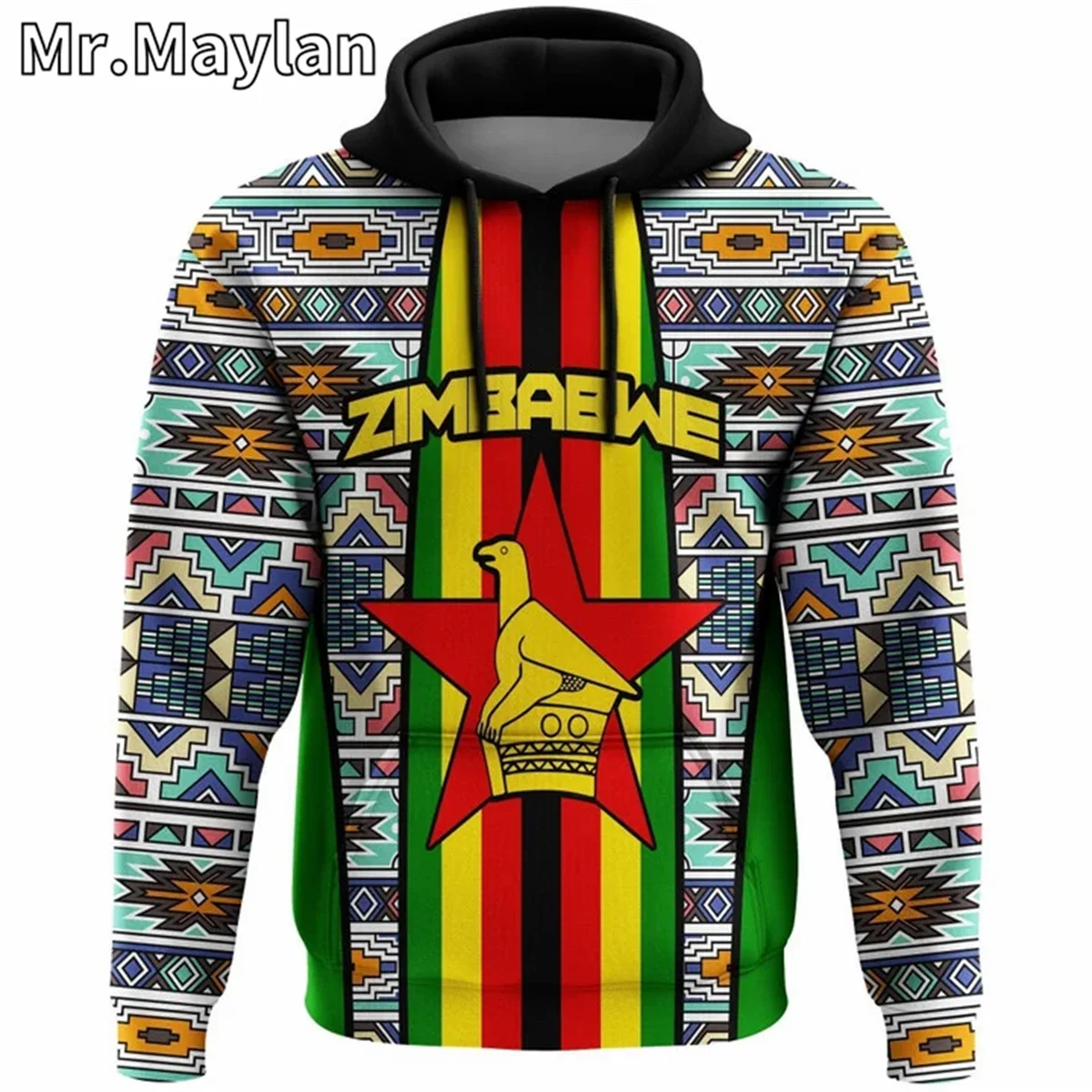 AFRICAN HOODIE Country ZIMBABWE Flag 3D Printed Unisex Hoodies Men/Women Streetwear Zip Pullover Casual Jacket Tracksuits JK-156