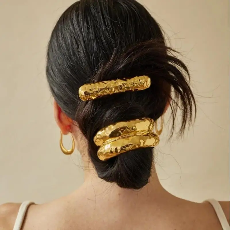 مشد معدني ناعم للنساء ، رباط شعر مرن ، دبابيس شعر ذيل حصان ، أغطية رأس ، مجوهرات عتيقة ، إكسسوارات شعر