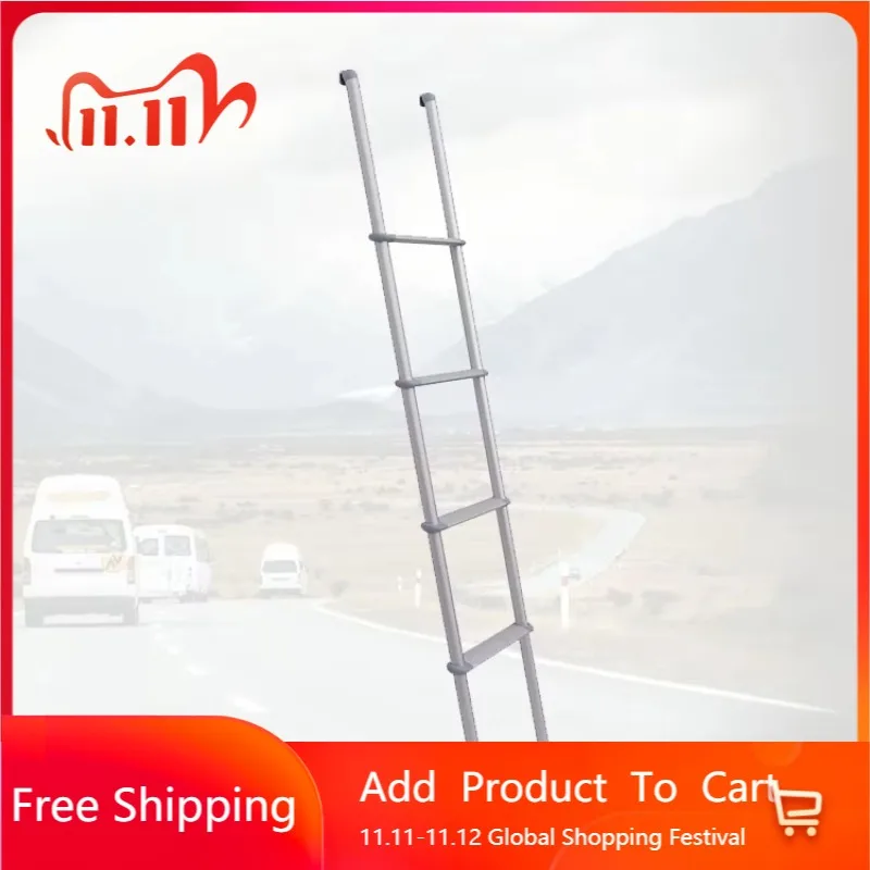 

STLF The Most Popular RV Indoor Ladder Use Campervan Straight Ladder High Tensile Aluminum Alloy Rv Ladder