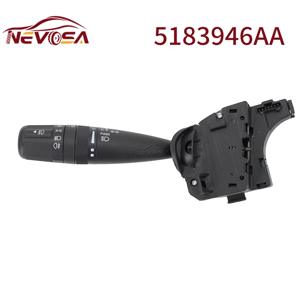 

NEVOSA 5183946AB For Dodge Journey JC Chrysler PT Cruiser Headlight Head Lamp Turn Signal Switch Fog Coloum Car Accessories