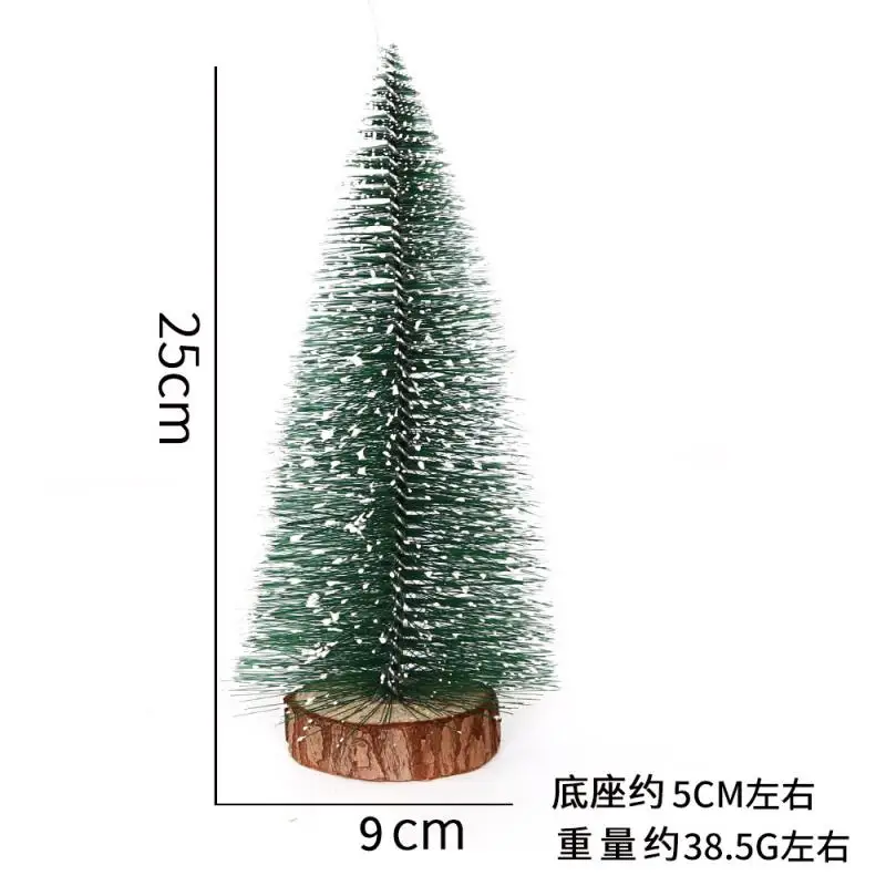 Kawaii Christmas Mini Christmas Tree Desktop Decoration Pine Needle Tree Christmas Decoration White Cedar Small Christmas Tree