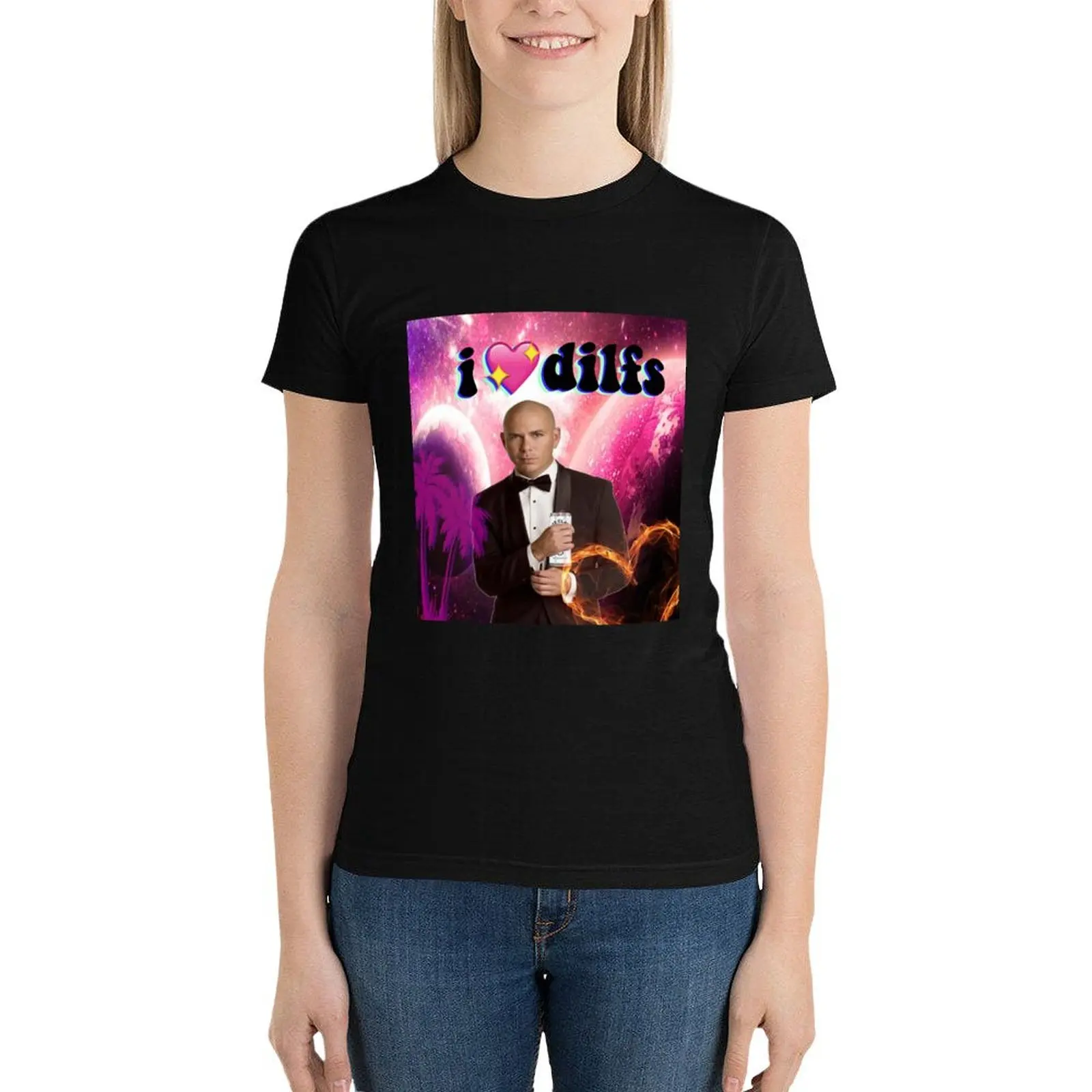 I love dilfs T-Shirt vintage clothes graphics funny t shirts for Women