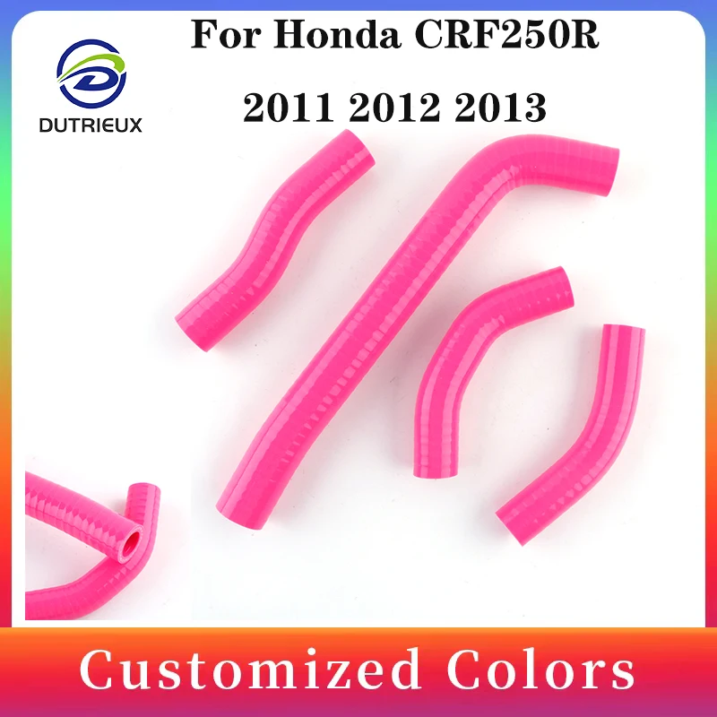 

For Honda CRF250R 2010-2013 2011 2012 Silicone Radiator Coolant Hoses Kit