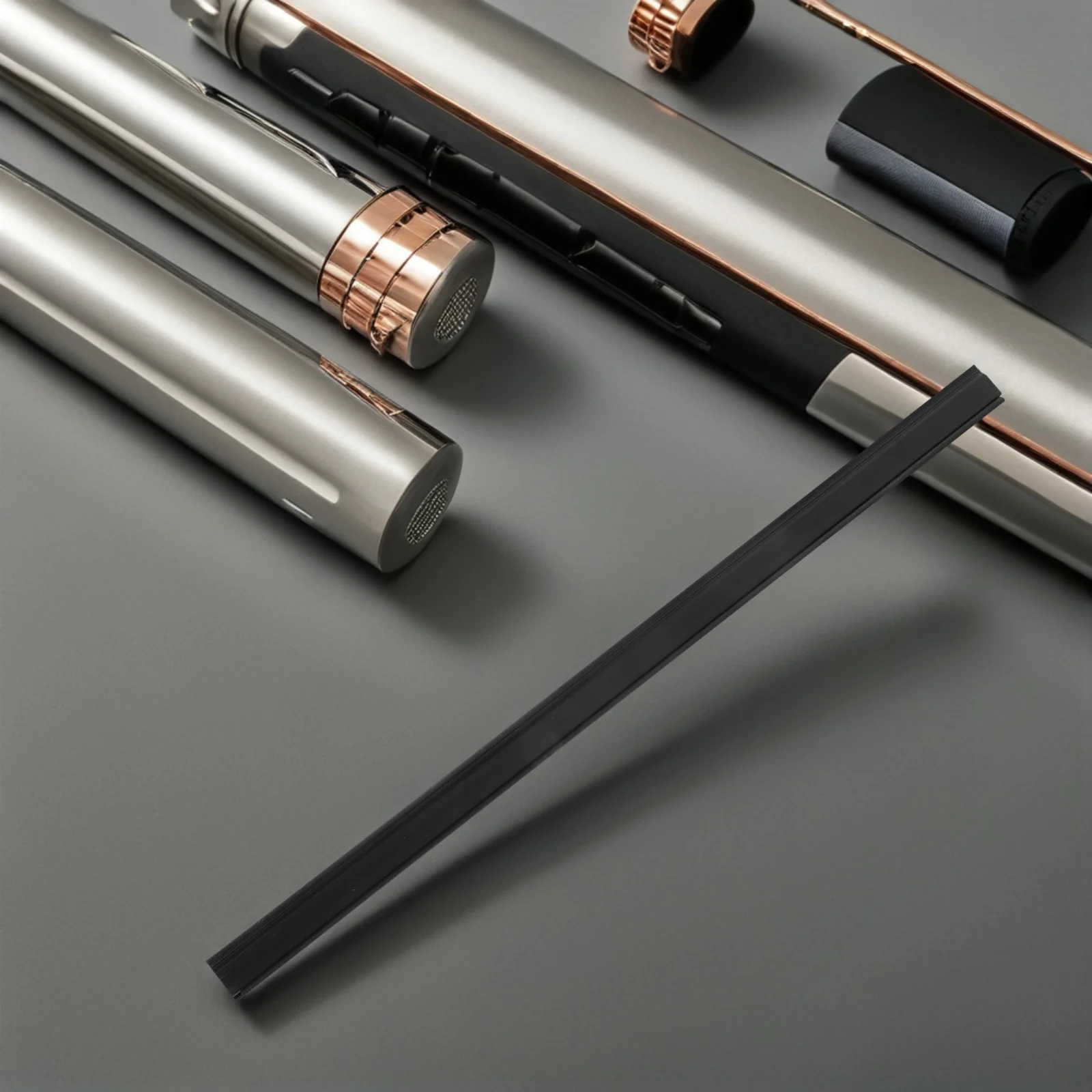 

4Pcs Car Side Window Wiper Strips Boneless Soft Rubber Replacement Blades Universal Fit Winter Windshield Wiper Blades