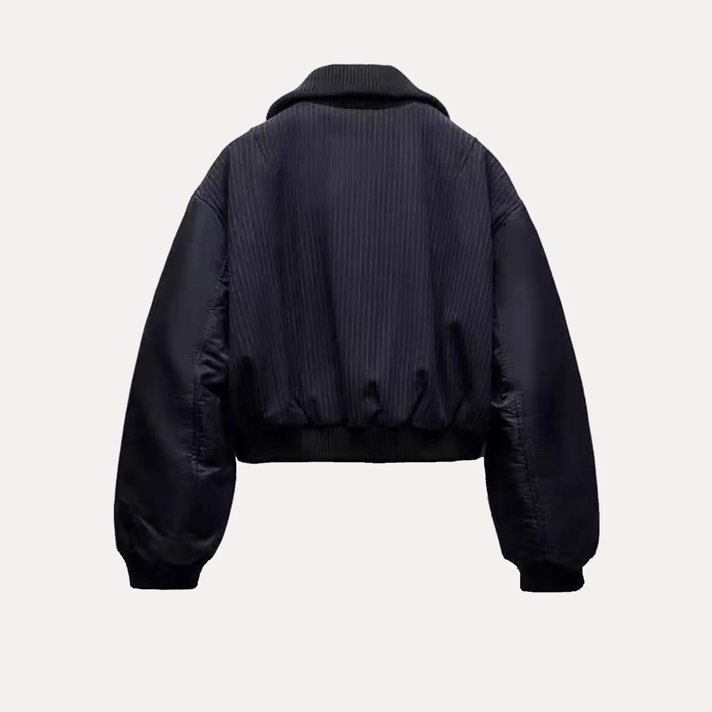 패셔너블한 지퍼 스플라이스 파일럿 재킷 여성용 가을 신상품 통기성 폴리에스터 코트 일상 착용용