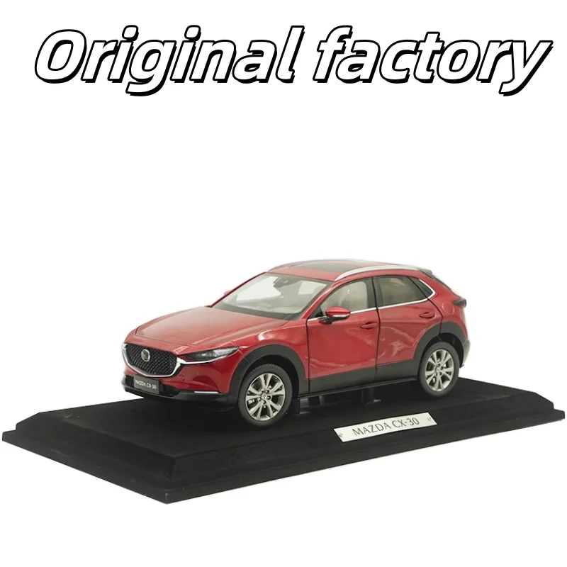 

Оригинальная заводская 1:18 MAZDA CX30 SUV, литая под давлением модель автомобиля из сплава, праздничная подарочная игрушка для мальчиков, коллекционный предмет для взрослых