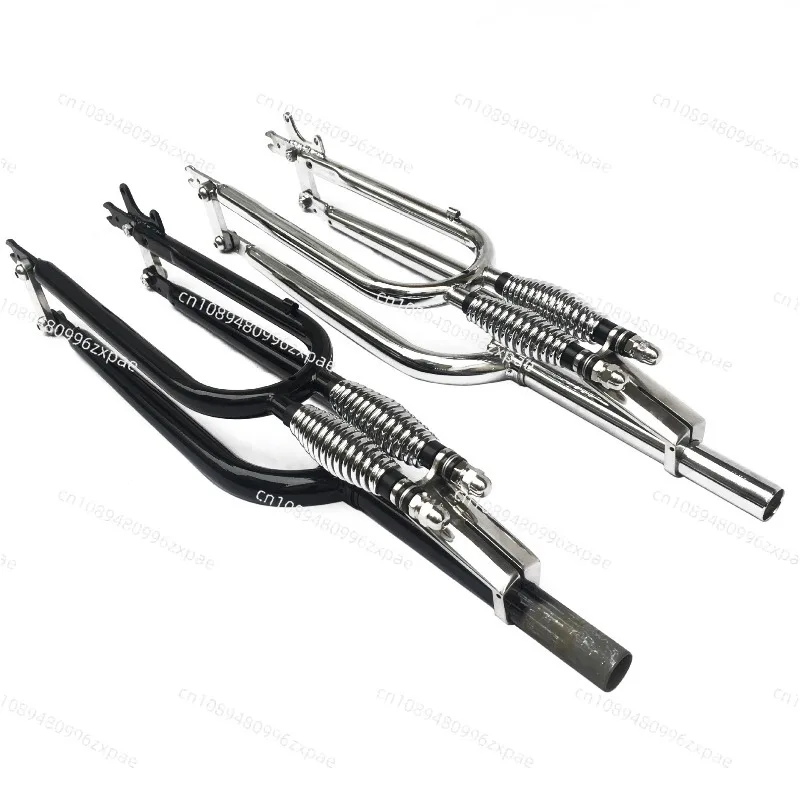 34.12 Inch Threadless Retro ATV Front Fork Dual Spring Shock Absorber For Vehicle Modification