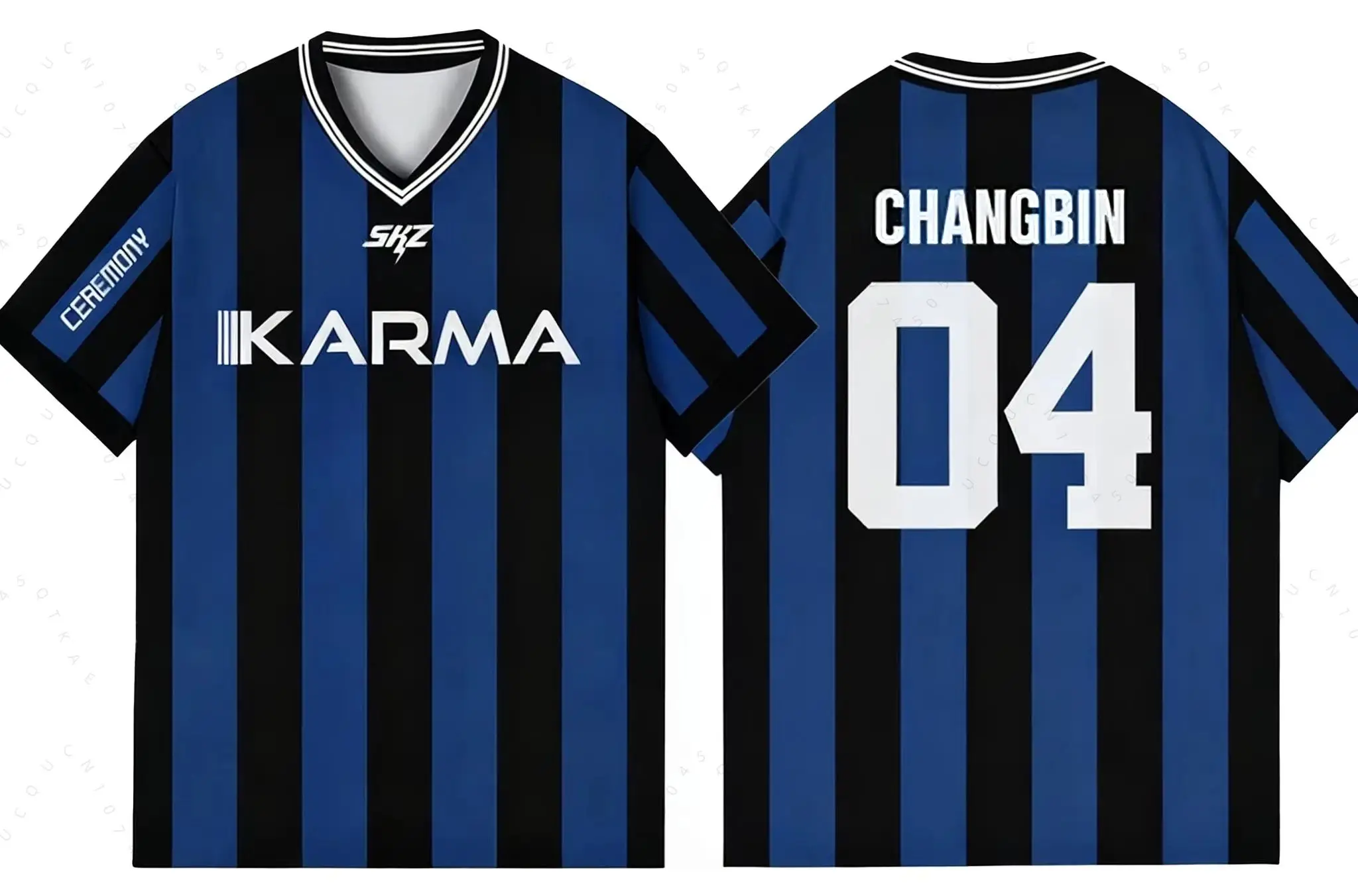 Kpop Stay Karma Album Fans T-Shirt Felix Bangchan Hyunjin Streetwear Casual Sport Oversize Kurzarm Familien-T-Shirt – Detail 8