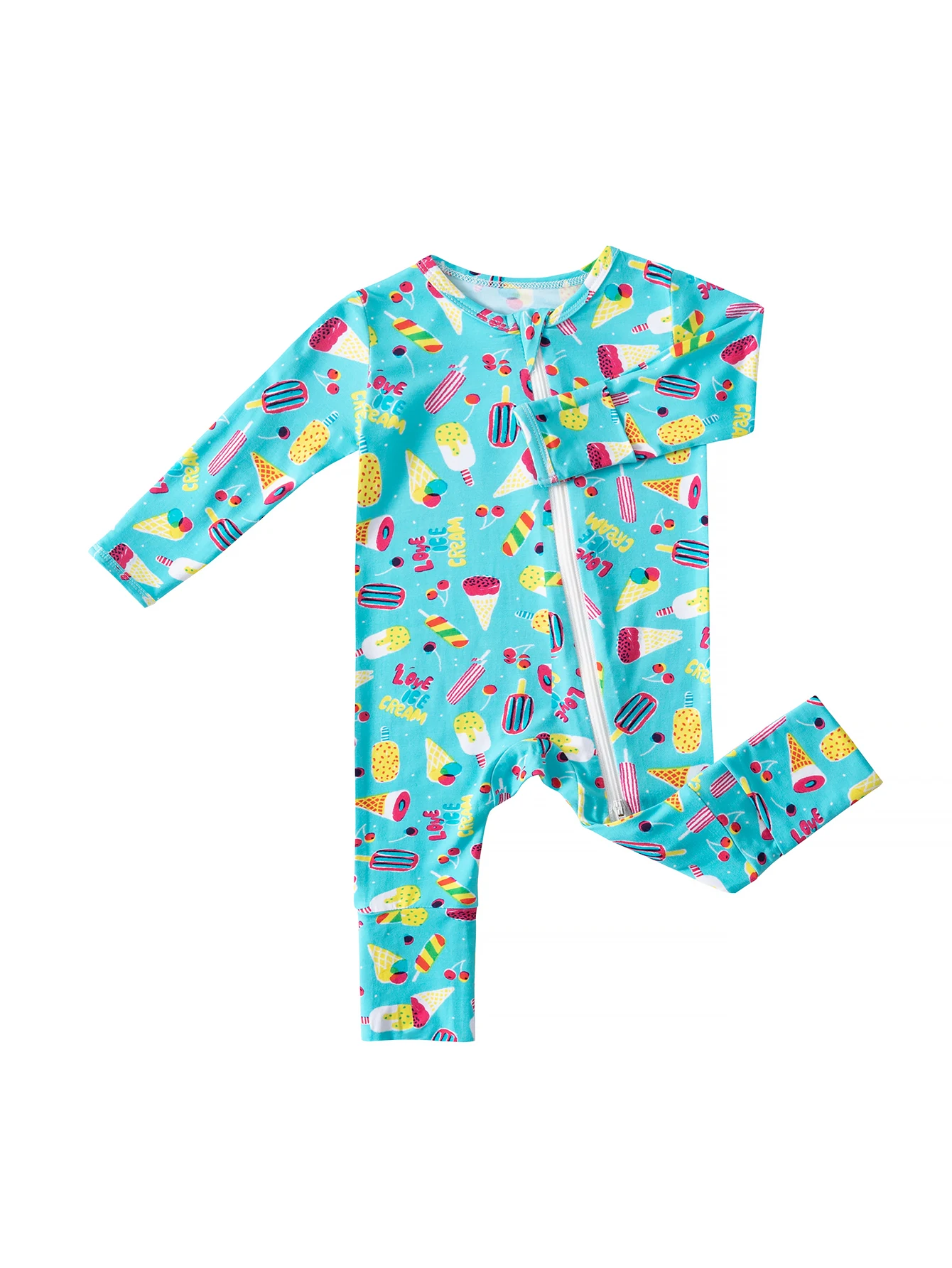 Baby Romper Suit Bamboo Fibre Printed Fabric Soft and Gentle on Baby's Skin Infant One-Piece Suitable for All Seasons