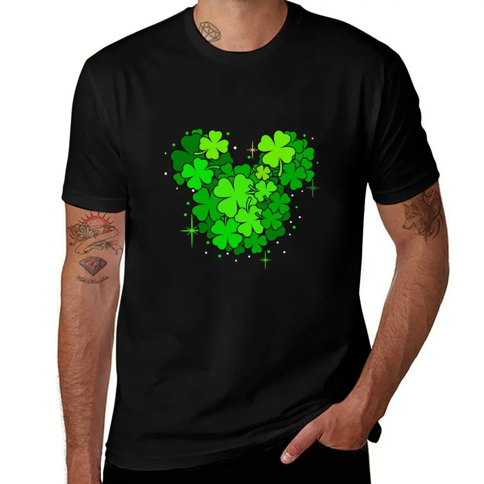 

Happy St Patricks Day Mickeymouse T-Shirt oversizeds vintage t shirts for men