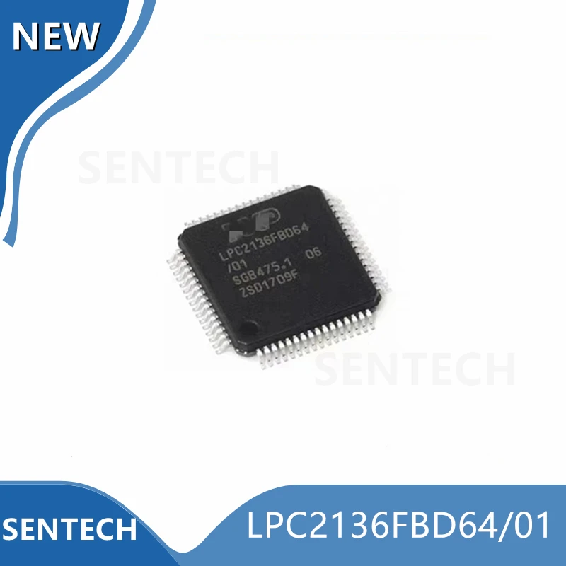 

5Pcs/Lot New Original LPC2136FBD64/01 LQFP64 Package LPC2136 LPC2136FBD64 Microcontroller Chip In Stock