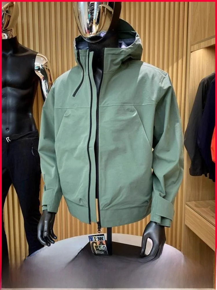 

Динли Майн Пу! Функция! Мужская и женская куртка-хардшелл с капюшоном для ранней осени, модная, ветрозащитная, для активного отдыха