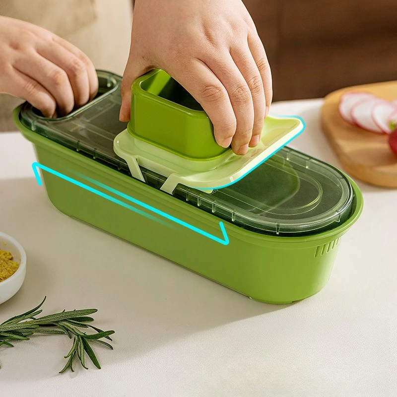 Grater Tool Vegetable Slicer Kitchen Potato Shreds Manual Commercial Vegetable Slicer Multifunctional Plastic 채소 다듬기 기계 MH40QCJ