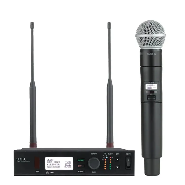 TKG ULXD4/ULXD24 Professional Wireless Microphone System Stage outdoor Performance uhf handheld headset lavalier microphone