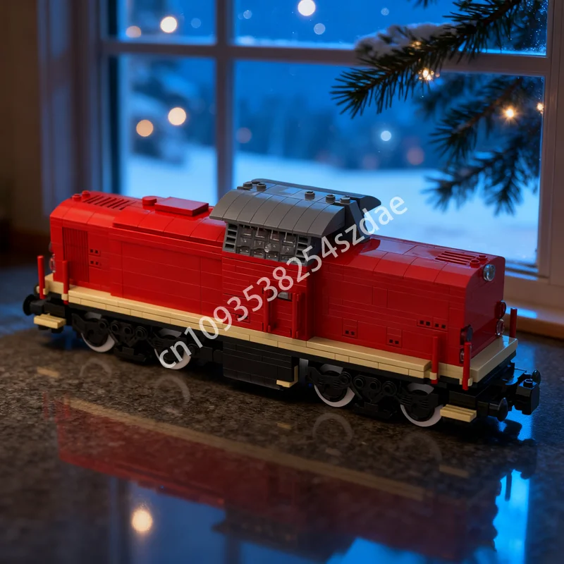 

612 шт. MOC BB поезд RC тренировочная модель строительные блоки строительные рождественские подарки DIY идея образование кирпич игрушка дети день рождения