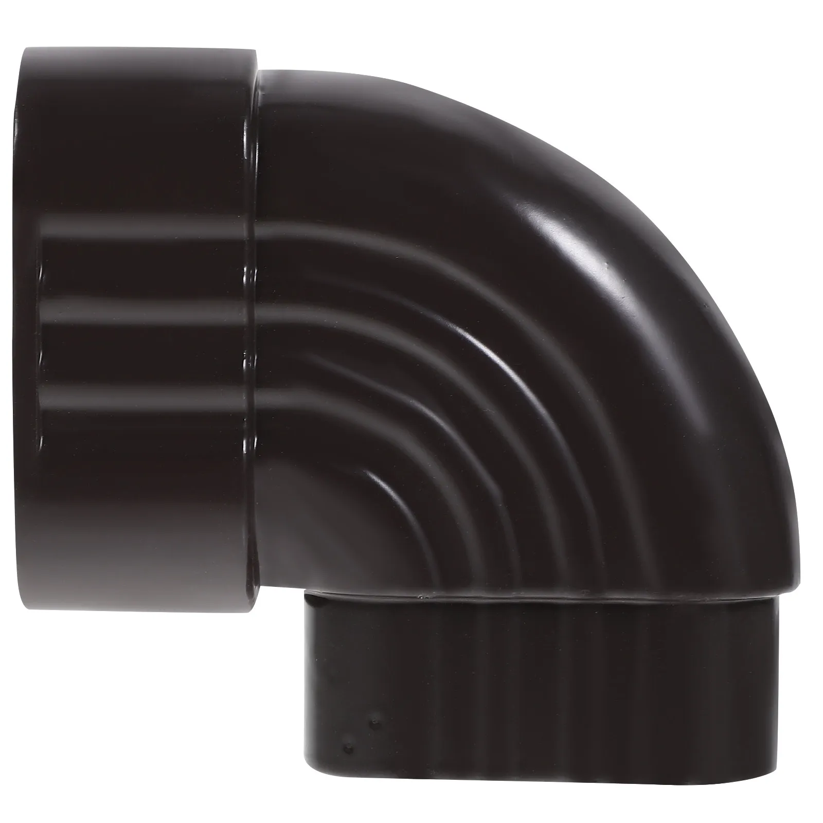 Aluminum Alloy Downspout Adapter 90 Degree Elbow Connector Rainwater Pipe Gutter Drain Connector Wear Resistant Brushed Surface
