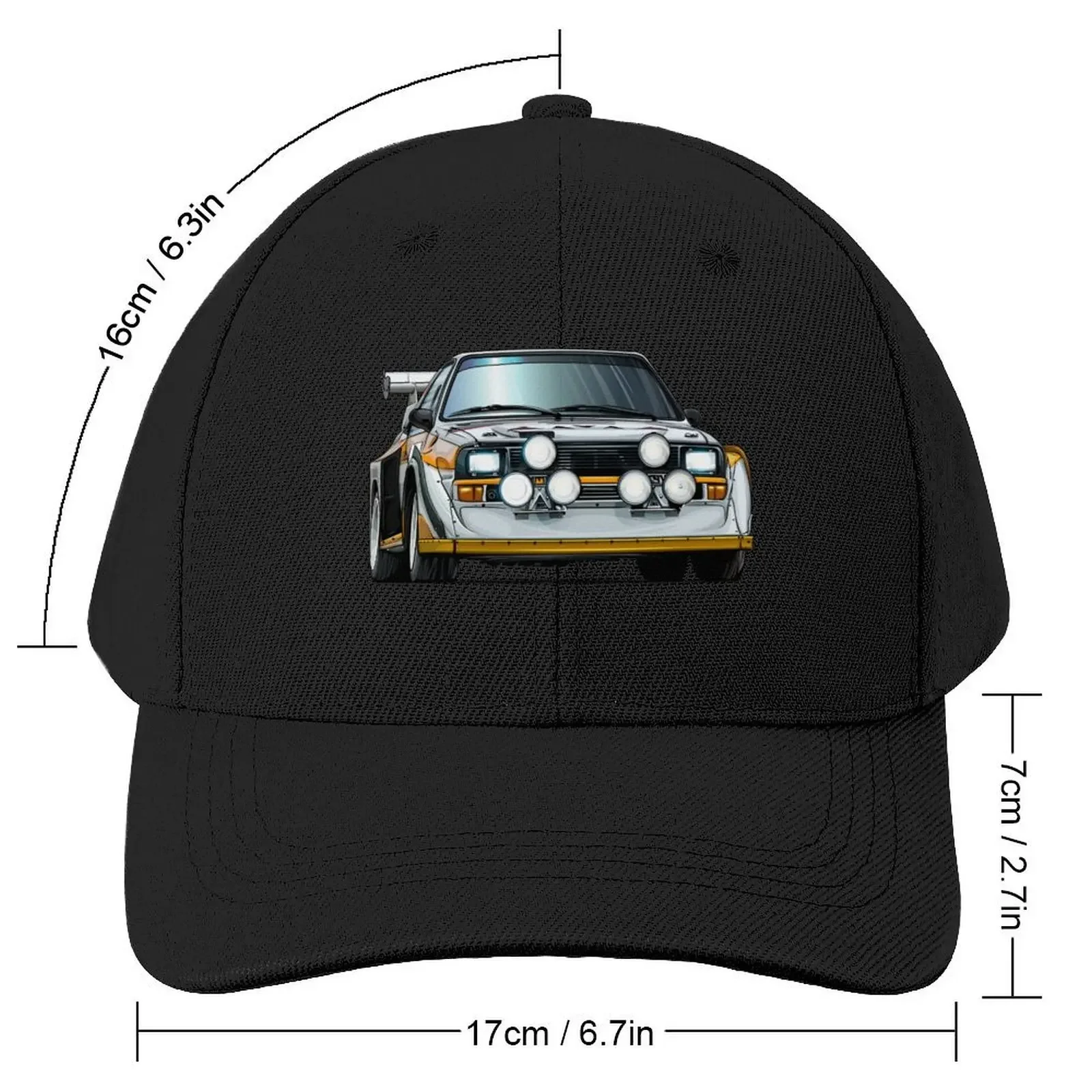 Sport Quattro S1 E2 Rally Group B Art Baseball Cap Wild Ball Hat Mountaineering Bobble Hat party Hat Baseball For Men Women's