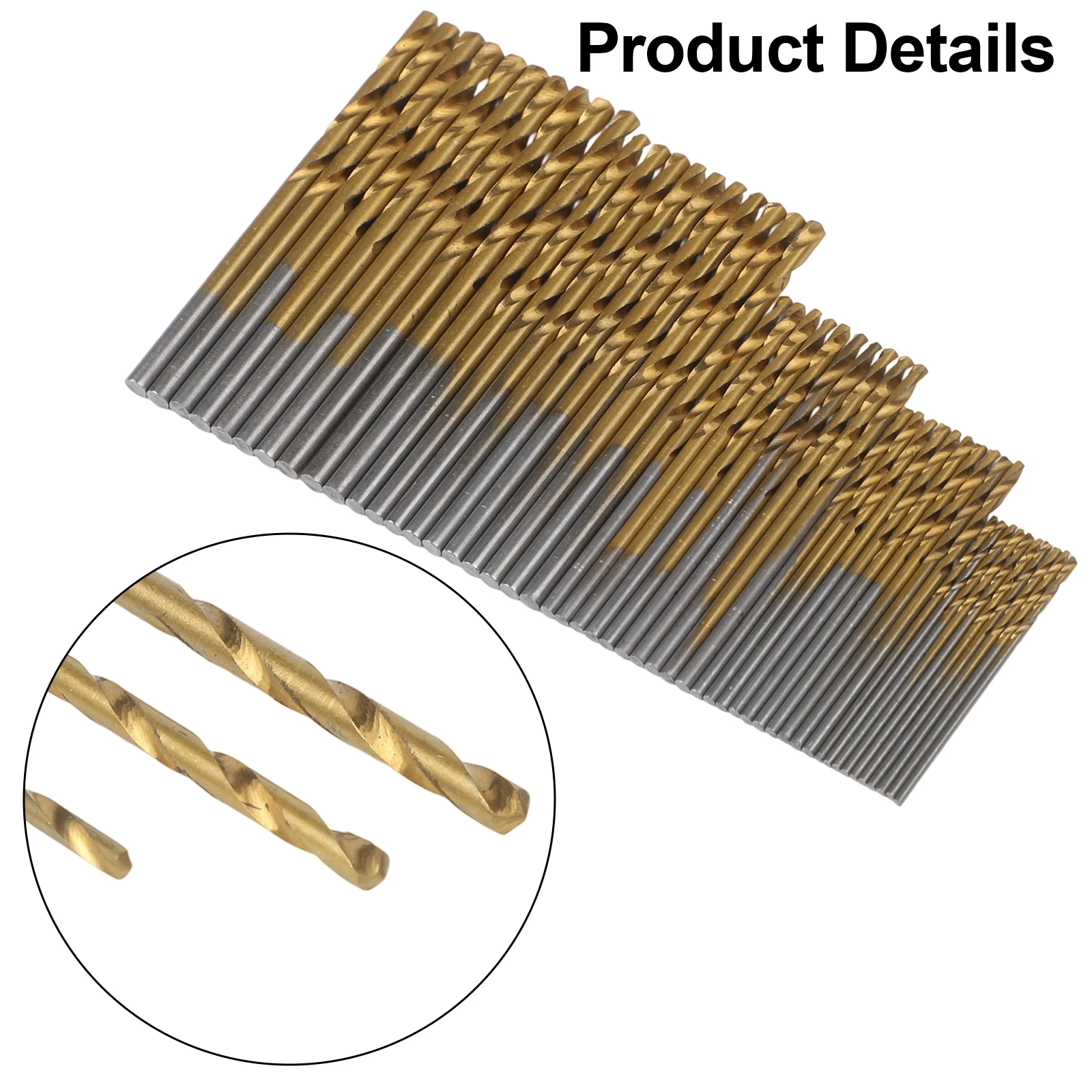 

Shank Drill Bits Muti-function Titanium Hex Coated High Set Tool 1/1.5/2/2.5/3mm DIY Speed Steel Drill 50Pcs/Set