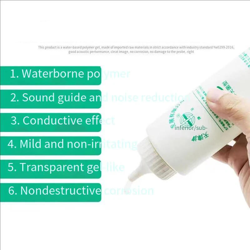 250ML Ultrasonic Transmission Gel Coupling Conductive Jelly Couplant Ultrasound Cold Gel For Laser Hair Removal Beauty Machine