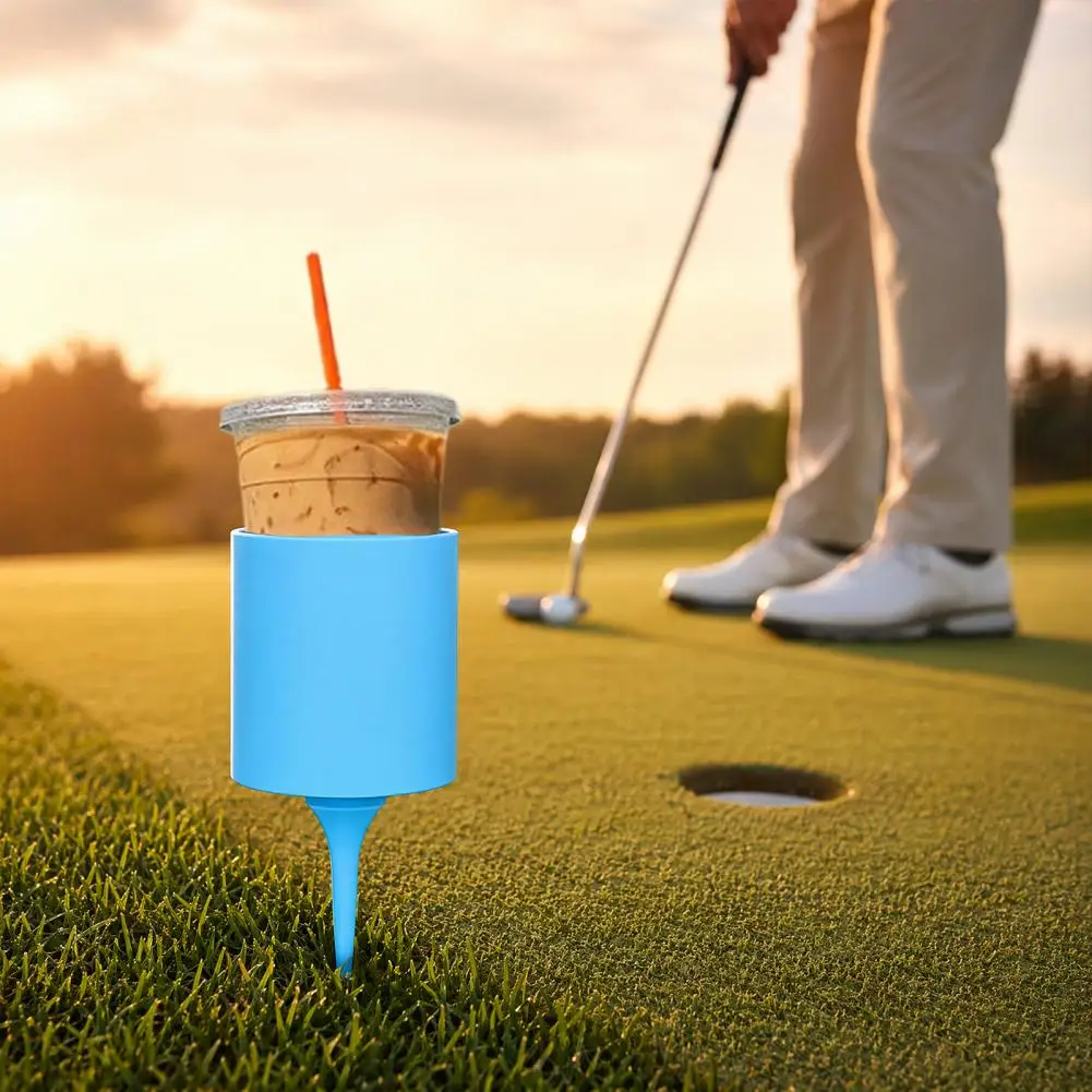 

Drink Holder with Ground Stake Portable Golf Ground Cup Holder Stake 3d Printed Drink Holder for Coffee Cups Tumblers Outdoor