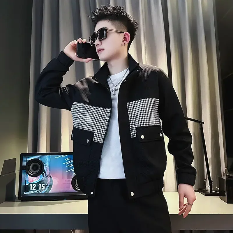 Spring Autumn Men's Jackets New In Trendy Cheap Sale Cold Stylish Y2k Casual Male Coats Luxury Designer Vintage Joker Deals