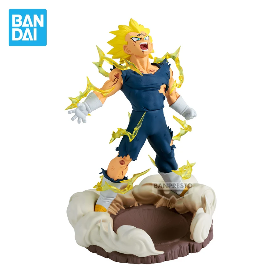 

Bandai Anime Dragon Ball Z Figurines History Box Super Saiyan Majin Vegeta Action Figures DBZ Figurals Collectible Model Toys