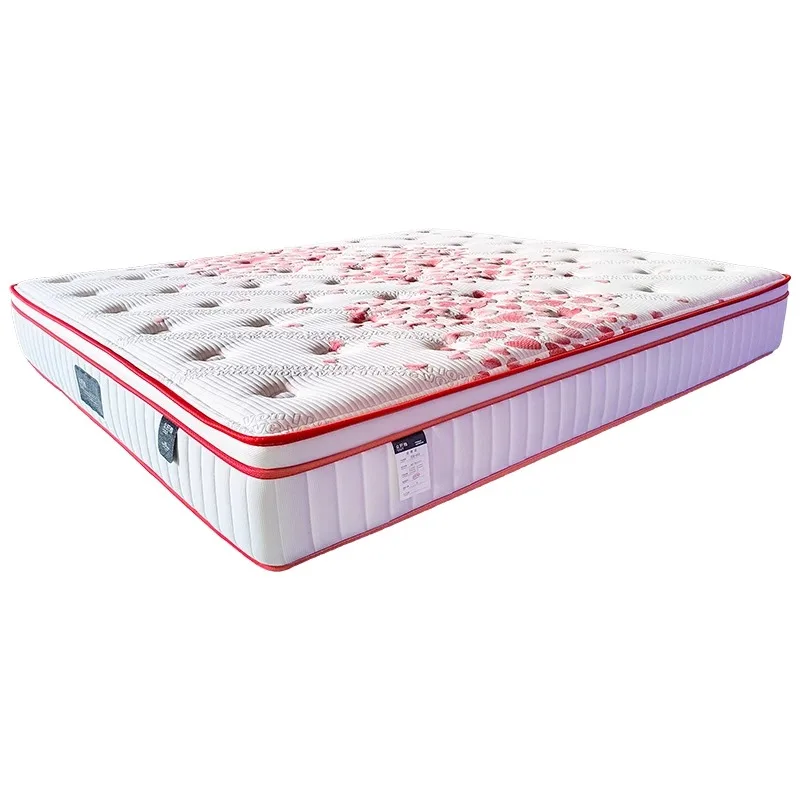 

Natural latex mattress silent independent bag spring spine protection 1.8 meters mattress 27cm household thickened
