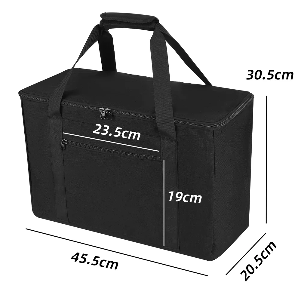 대형 텀블링 팀버 캐리 케이스 56개용 목재 블록 정리용 가방 방수 나일론 및 외부 액세서리 포켓 포함