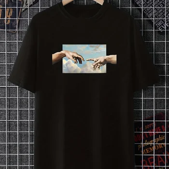 T-shirt da uomo in puro cotone...